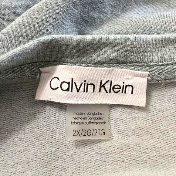 Calvin Klein Cap Sleeve Drawstring T-Shirt Mini Dress In Jadeite Sz 2X - Picture 8 of 11